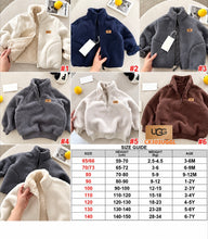 Load image into Gallery viewer, Cozy Little One Fleece Quarter Zip