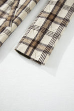 Load image into Gallery viewer, Red Mixed Plaid Patchwork Retro Shacket