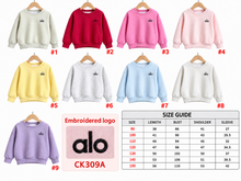 Load image into Gallery viewer, Girls Crew Neck Sweatshirt