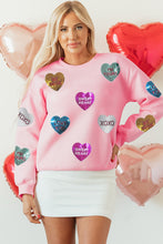 Load image into Gallery viewer, Conversation Heart Sweatshirt
