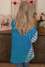 Load image into Gallery viewer, Stripe Colorblock Baggy Tee
