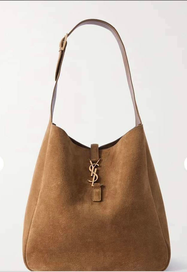 Large Suede Shoulder Bag