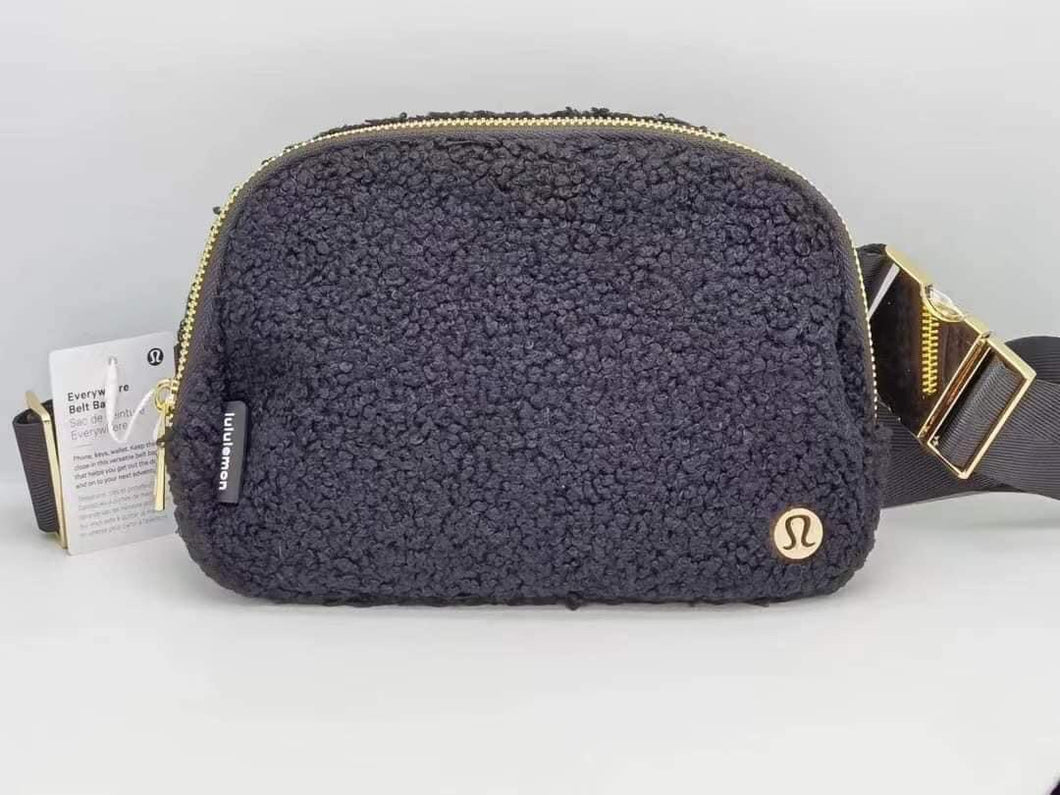 Charcoal Sherpa Bum Bag