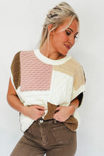 Load image into Gallery viewer, Nude Patchwork Sweater Tee
