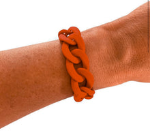 Load image into Gallery viewer, Burnt Orange  Link Bracelet
