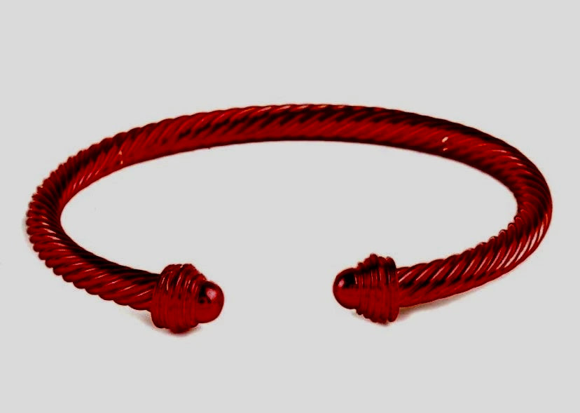 Red Cable Bracelet