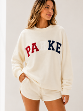 Load image into Gallery viewer, Mock Neck Embroidered Sweatshirt
