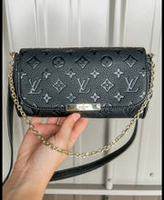 Load image into Gallery viewer, Black Monogram Crossbody
