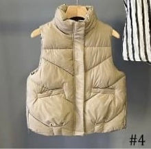Load image into Gallery viewer, Size 2XL Tan Lulu Puffer Vest
