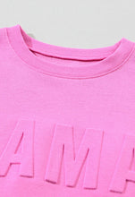 Load image into Gallery viewer, Hot Pink Mama Embossed Sweatshirt
