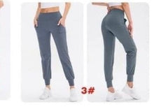 Load image into Gallery viewer, Blue/Gray Size Large Joggers
