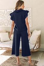 Load image into Gallery viewer, Navy Ruffle Set
