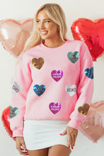 Load image into Gallery viewer, Conversation Heart Sweatshirt
