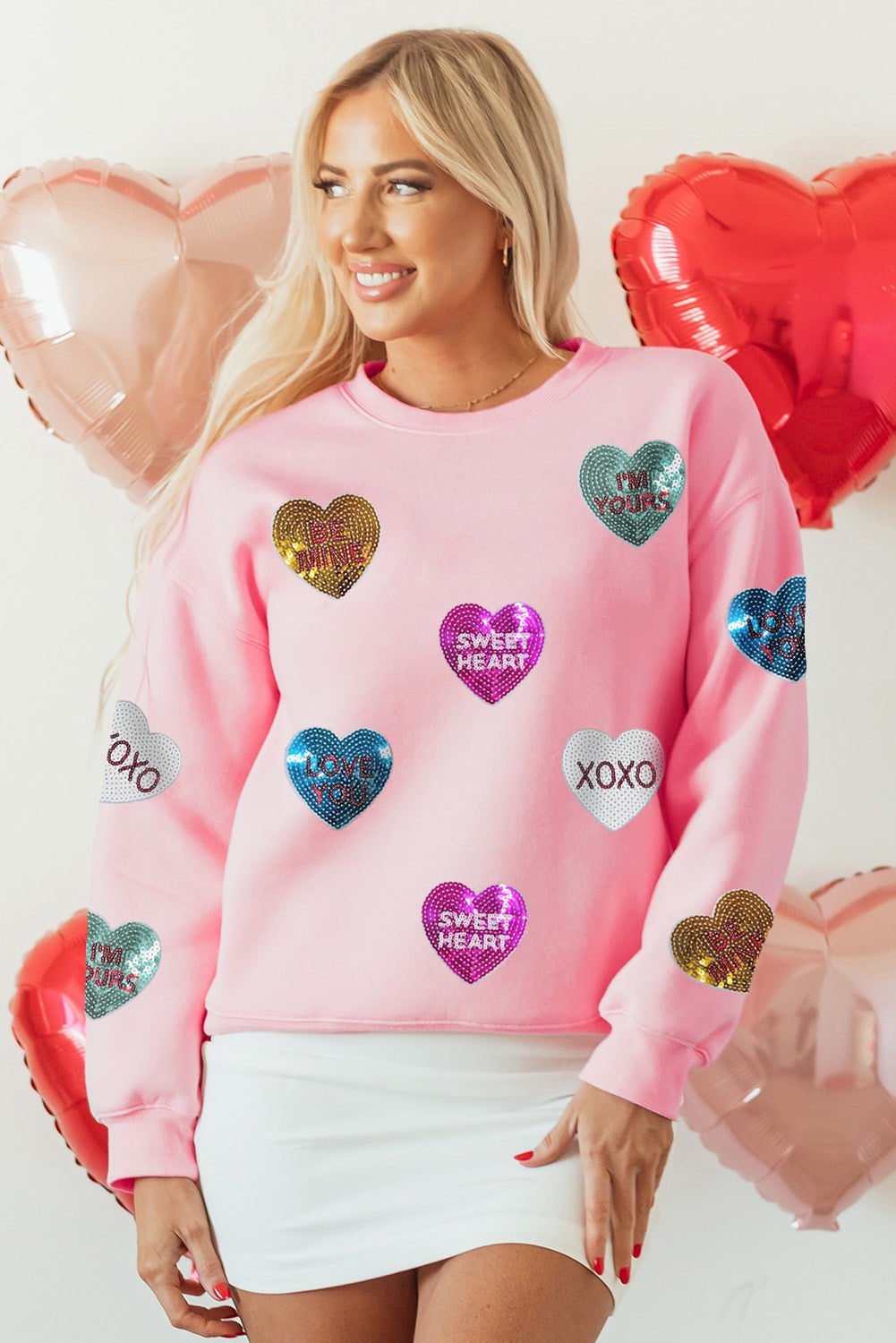 Conversation Heart Sweatshirt