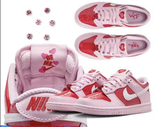 Load image into Gallery viewer, Pink and Red Sneaks
