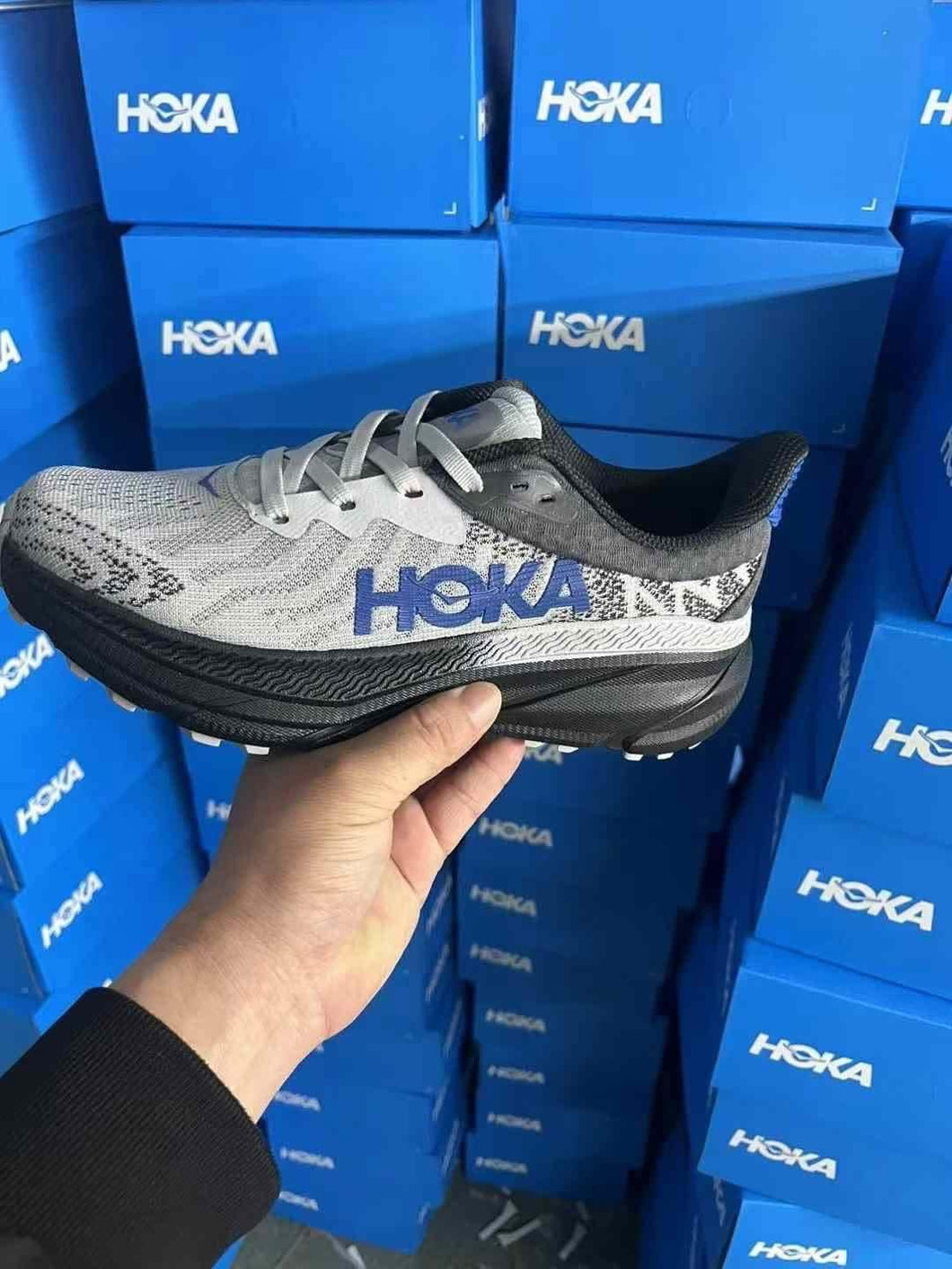 Black/Gray Sneakers