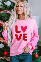 Load image into Gallery viewer, Sparkle LOVE Sweatshirt
