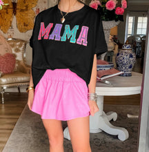 Load image into Gallery viewer, Mama Relaxed Fit Mama Chenille Patch Tee
