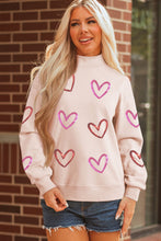 Load image into Gallery viewer, Sequin Heart Crew Neck
