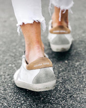Load image into Gallery viewer, Tan and Gray GG Sneaks
