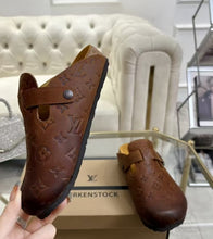 Load image into Gallery viewer, Designer Leather Slides

