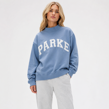 Load image into Gallery viewer, Mock Neck Embroidered Sweatshirt
