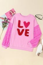 Load image into Gallery viewer, Sparkle LOVE Sweatshirt
