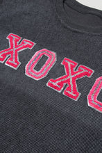 Load image into Gallery viewer, XOXO Ribbed Sweatshirt
