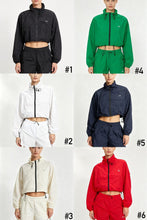 Load image into Gallery viewer, Cropped Wind Breaker Set
