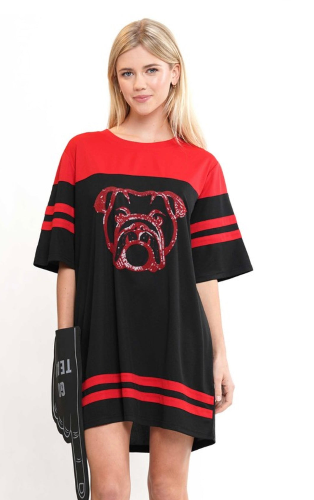 Oversized Bulldog Dress