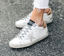 Load image into Gallery viewer, Tan and Gray GG Sneaks
