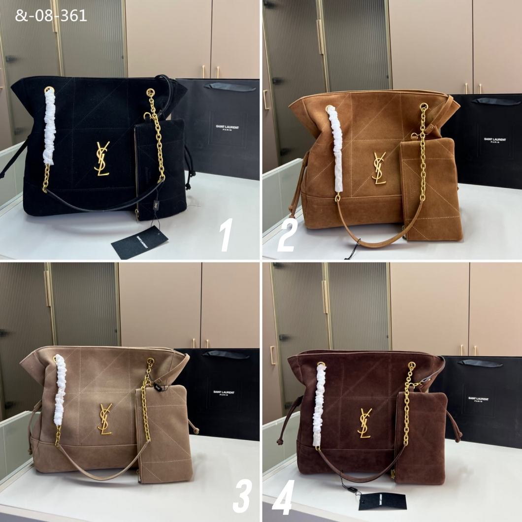 Suede Tote