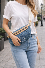 Load image into Gallery viewer, Denim Bum Bag
