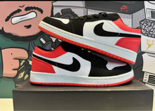 Load image into Gallery viewer, Red Black Air Force Ones
