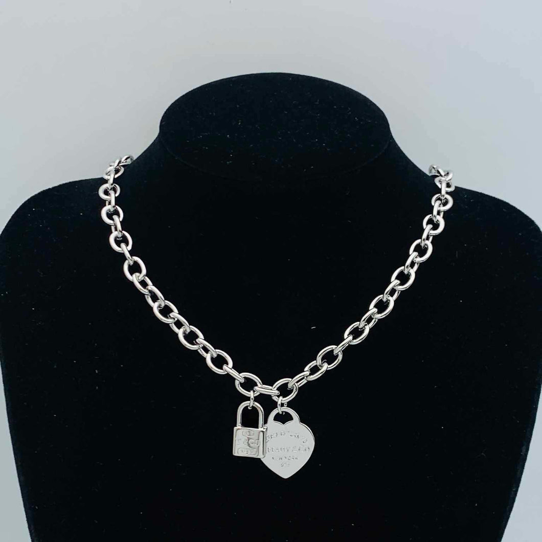 Silver Chunky Necklace