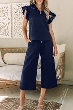 Load image into Gallery viewer, Navy Ruffle Set
