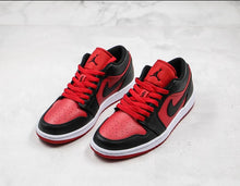 Load image into Gallery viewer, Red Black Dunk Sneaks
