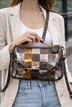 Load image into Gallery viewer, Clear Patched Stadium/Concert Bag
