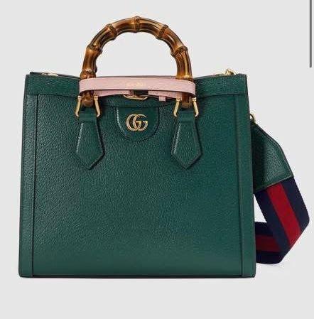 Luxe Wooden Handle Leather Crossbody