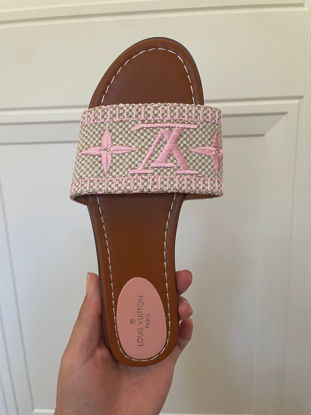 Size 8 Pink Woven Sandal