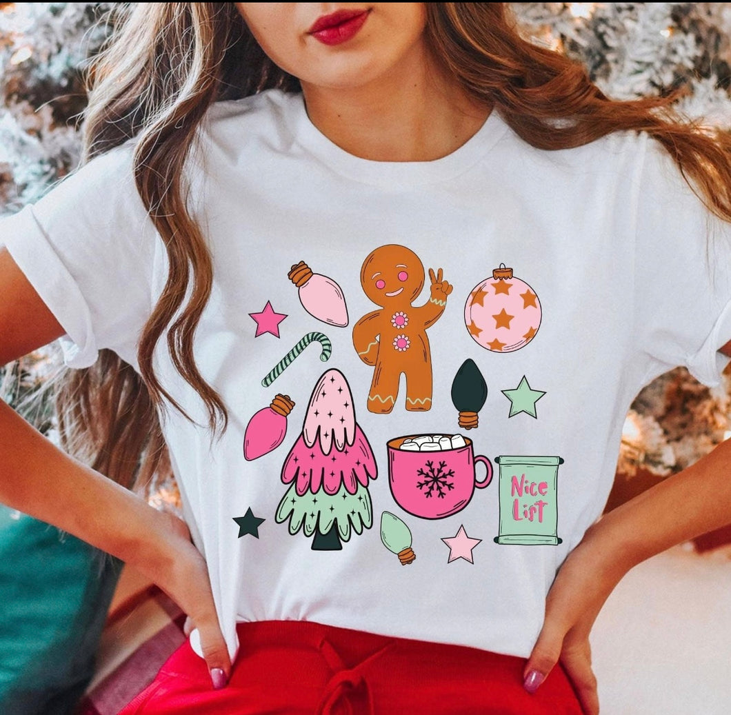 Pink Ginger Bread Tee