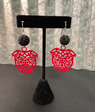 Load image into Gallery viewer, Bulldog Silhouette earrings
