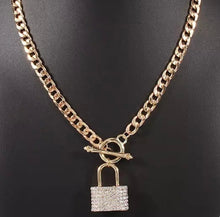Load image into Gallery viewer, Lock Necklace
