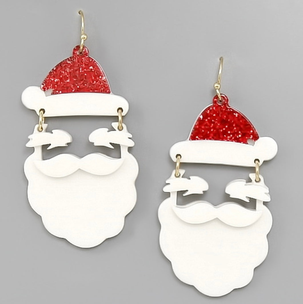 Santa Face earrings